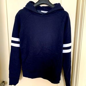 AMI navy blue hooded sweatshirt